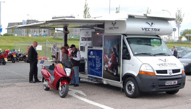 Vectrix Road Show at Aberdeen