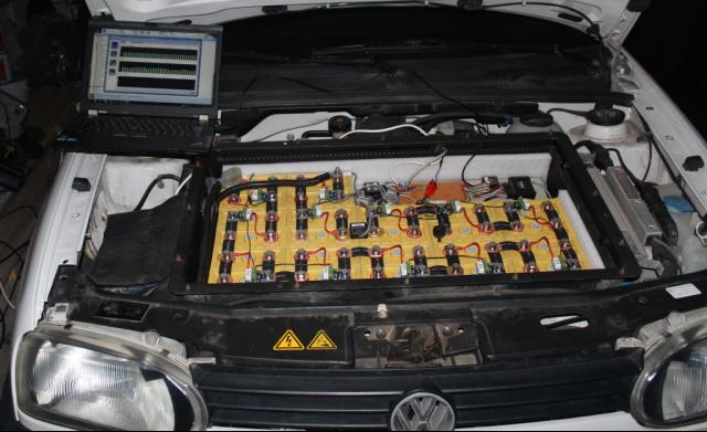 Li-Ion-Battery installation