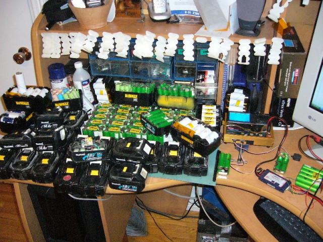 my lab of battery tool recycling!  FREE