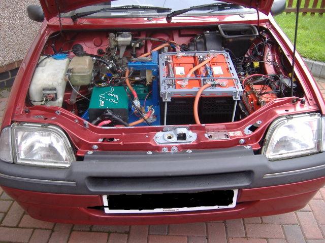 under bonnet (hood)