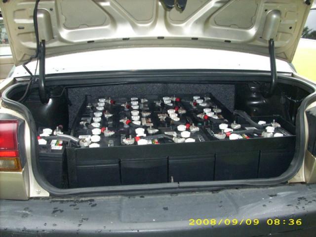 Rear battery box
