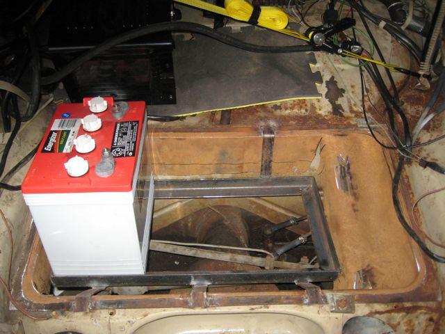 Custom Gas Tank Battery Rack