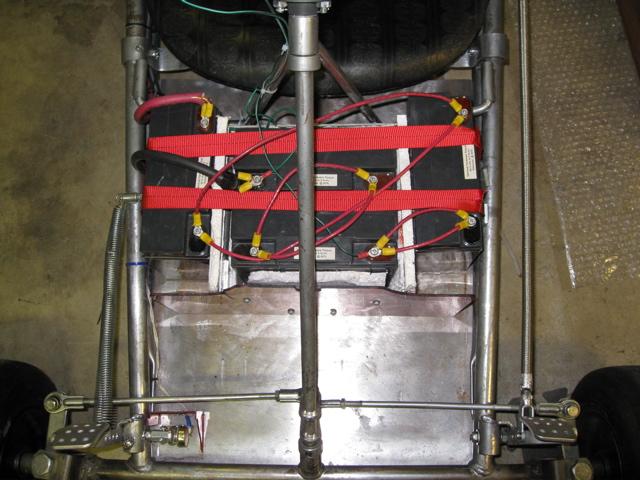 Front battery mount