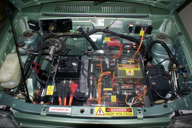 Completed engine bay.