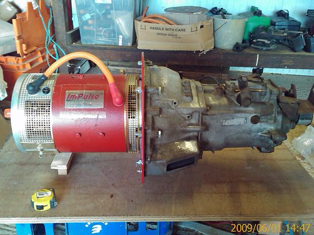 New motor/gearbox ready to install...