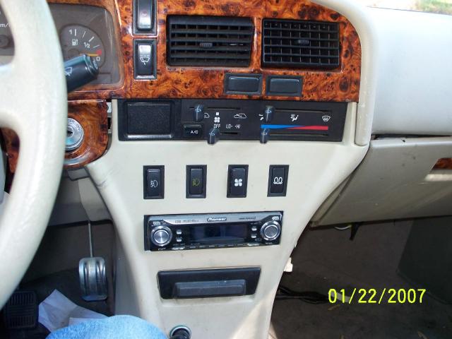 heater and A/C controls