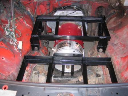 motor in and front battery rack