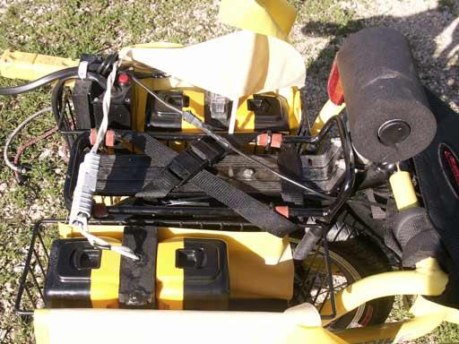 Battery racks.
