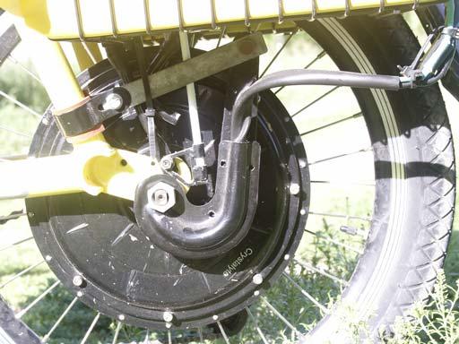 Left side view of rear.
