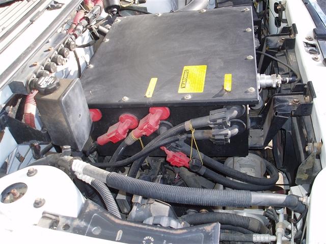 Passenger Side View of the Engine