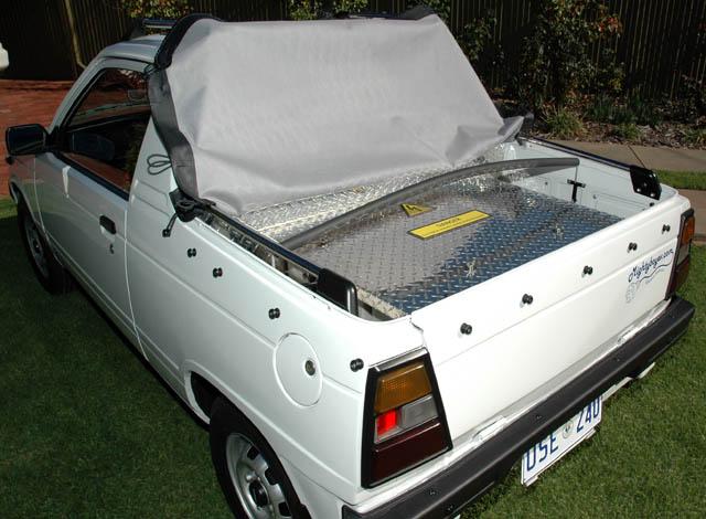 Rear of ute