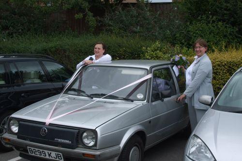 Our wedding car!