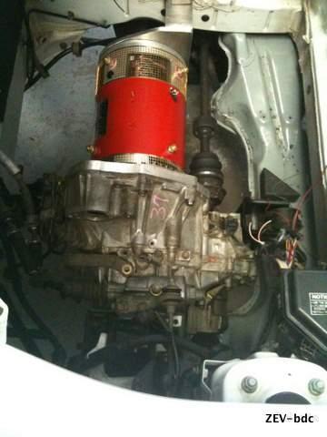 An EV motor and a gearbox don't fill it