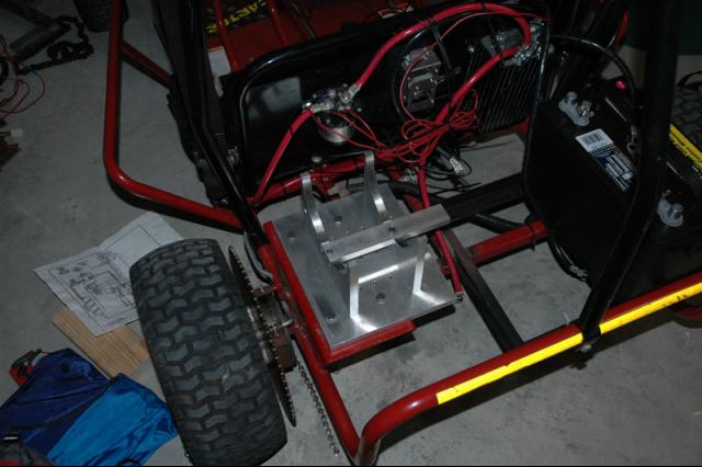 The mount in the kart