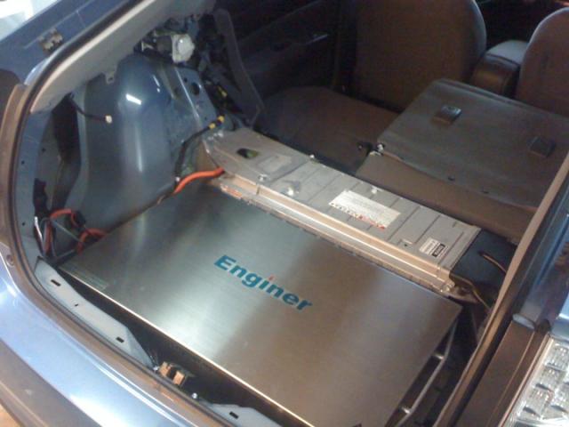 PHEV being installed