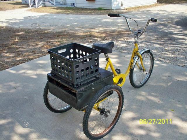 Can't have a trike without a basket