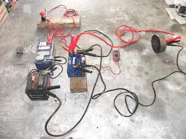 EV apparatus on test 'bench' for Electri