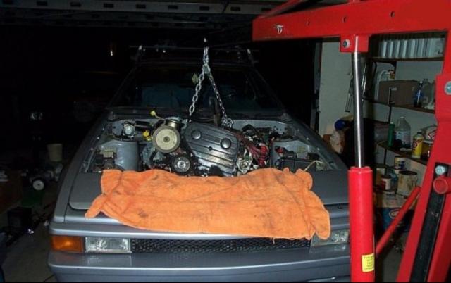 Engine removal 2