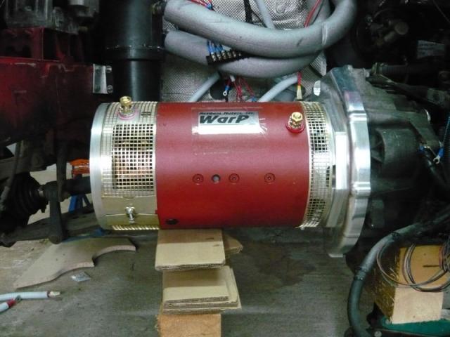 motor and adapter
