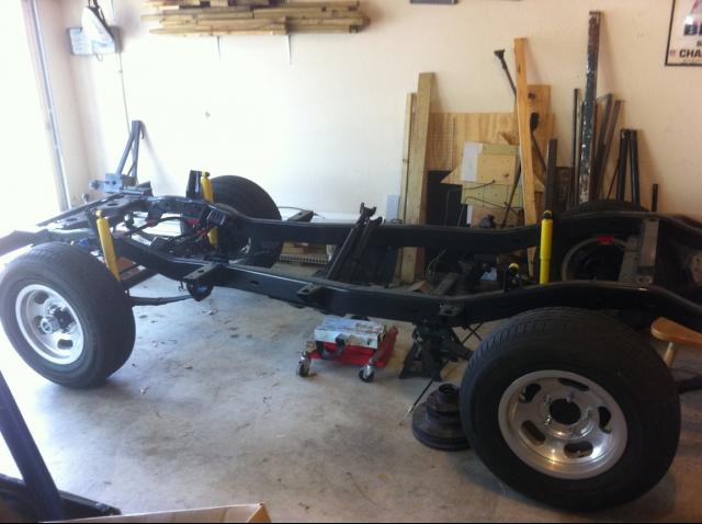 leaned up Rolling Chassis  