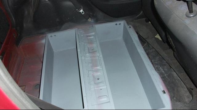 battery boxes under rear seats