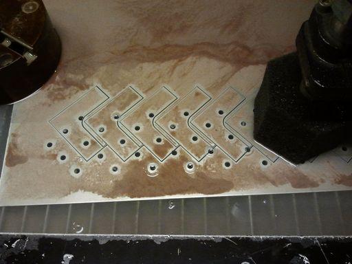 Waterjet machining parts