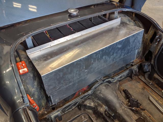 Cockpit battery box