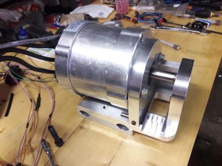 Motor support first mechanical assembly