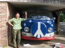 Kathi and her 1971 VW bus (pre-electric)