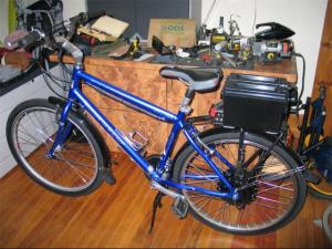 Electric Blue Bike