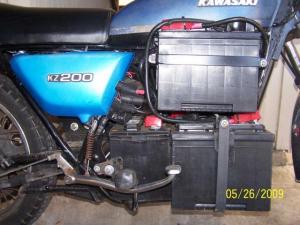 Batteries and Motor mounted Batteries and Motor mounted