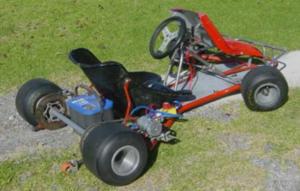 Electric Go Kart Side view